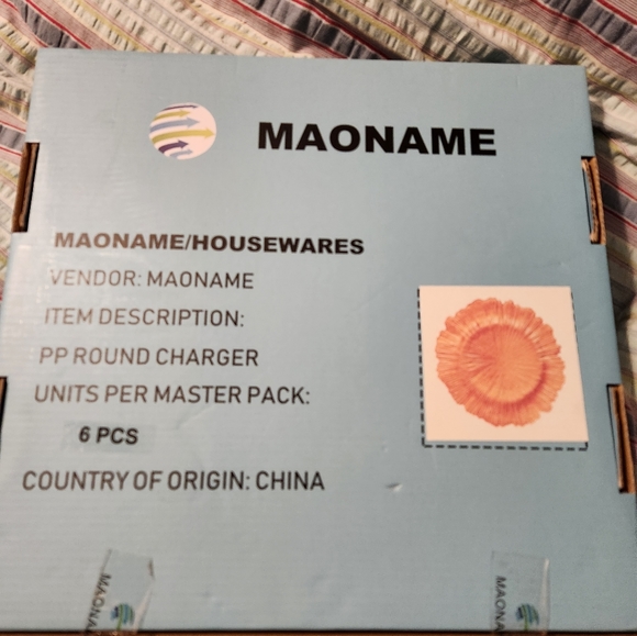 New Maoname orange charger 6 count plates - Picture 6 of 11
